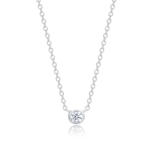 NUTANA - Solitaire Bezel Necklace
