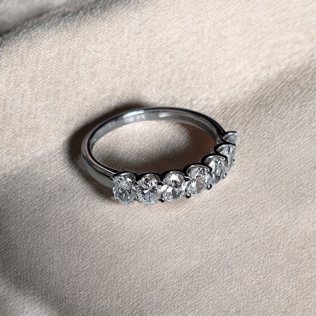 Oval - 7 Stone Ring