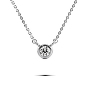 NUTANA - Solitaire Bezel Necklace
