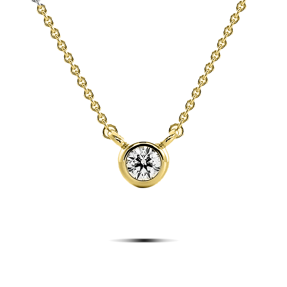 NUTANA - Solitaire Bezel Necklace